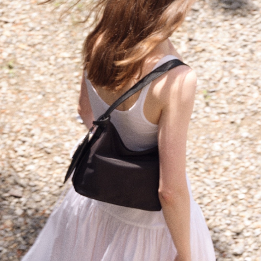 ローソウルミニパルピーホーボーバッグナイロン_2色