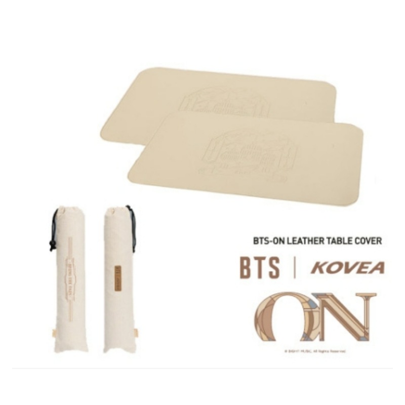 [限定版]BTS-ON革製テーブルマット防水 BTS アルバム ON デザインープレートマット
