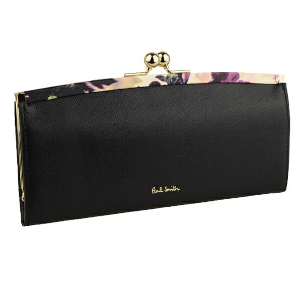 ポールスミス PAUL SMITH がま口長財布 レディース 花柄 アウトレット psmlw0200