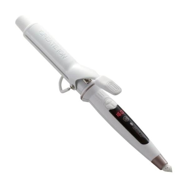 CREATE ION クレイツイオン SC-G73310W ホワイト カールアイロン 32.0mm エレメアカール 海外兼用カールアイロン