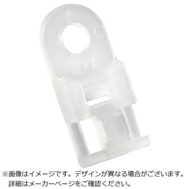 ABB TY-Rap 結束バンド用ミニマウントベース(ねじ固定タイプ) ミニマウンティングベース(平板タイプ)標準(ナチュラル色)タイ幅最大4.8mm1000個入り TC826TB