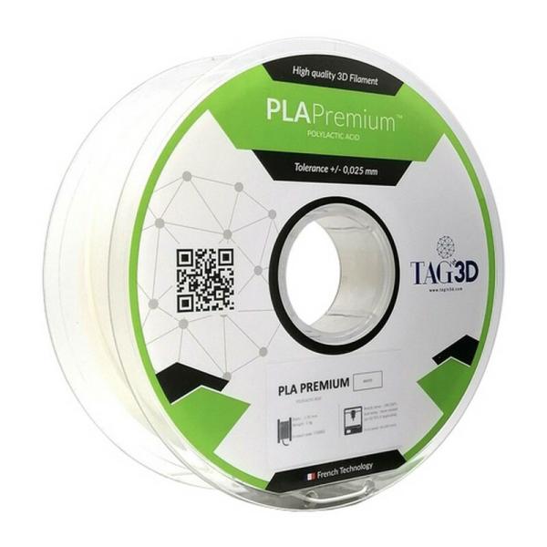 TAGin3D プレミアムPLAフィラメント PLA PRM－1．75WT 梱包 保安 補修用品 工場 店舗用機器 3Dプリンター用フィラメント