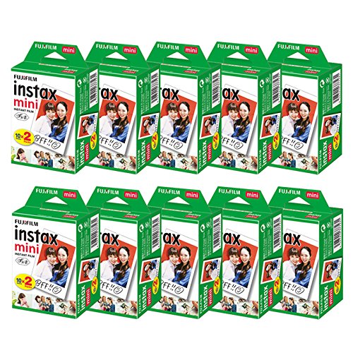 富士フィルム チェキフィルム instax mini 2パック品 JP2(20枚入り)10個セット [200枚入]