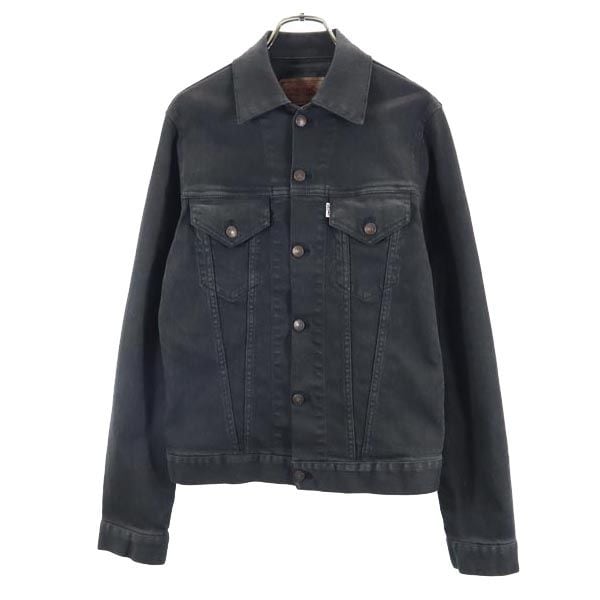 Levis N.HOOLYWOOD リーバイス エヌハリウッド 初期モデル デニムジャケット M ブラック系 ジージャン メンズ 古着