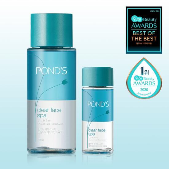 POND’S ポン酢 クリアスパ リップアンドアイリムーバー (本品300ml+120ml)
