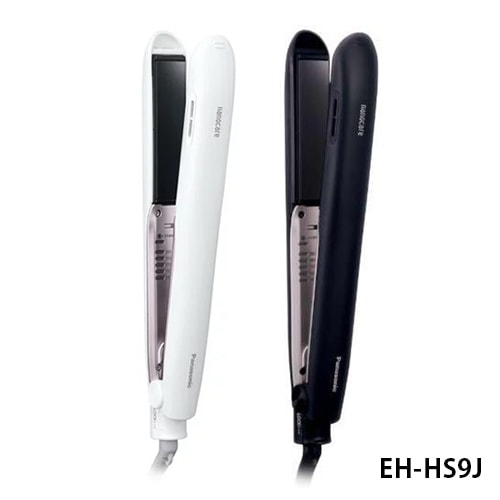 パナソニック Panasonic ストレートアイロン ナノケア 白 ホワイト EH-HS9J-W 黒 ブラック EH-HS9J-K海外対応 ヘアアイロ