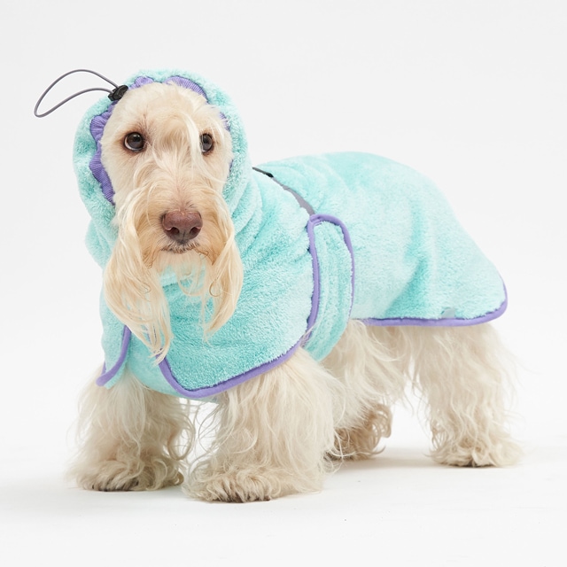 国内正規総代理店アイテム 犬猫等 ペットお風呂のタオル シャワータオル ペットンシャワーガウン ドッグウェア Size L3 Aegis Qa