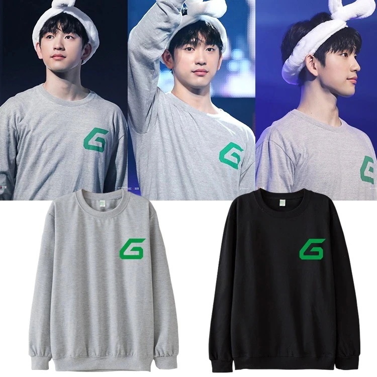 Got 7日間ツアーコンサート服スウェットシャツゆったりプルオーバー男性と女性のベルベットの薄手の秋と冬服