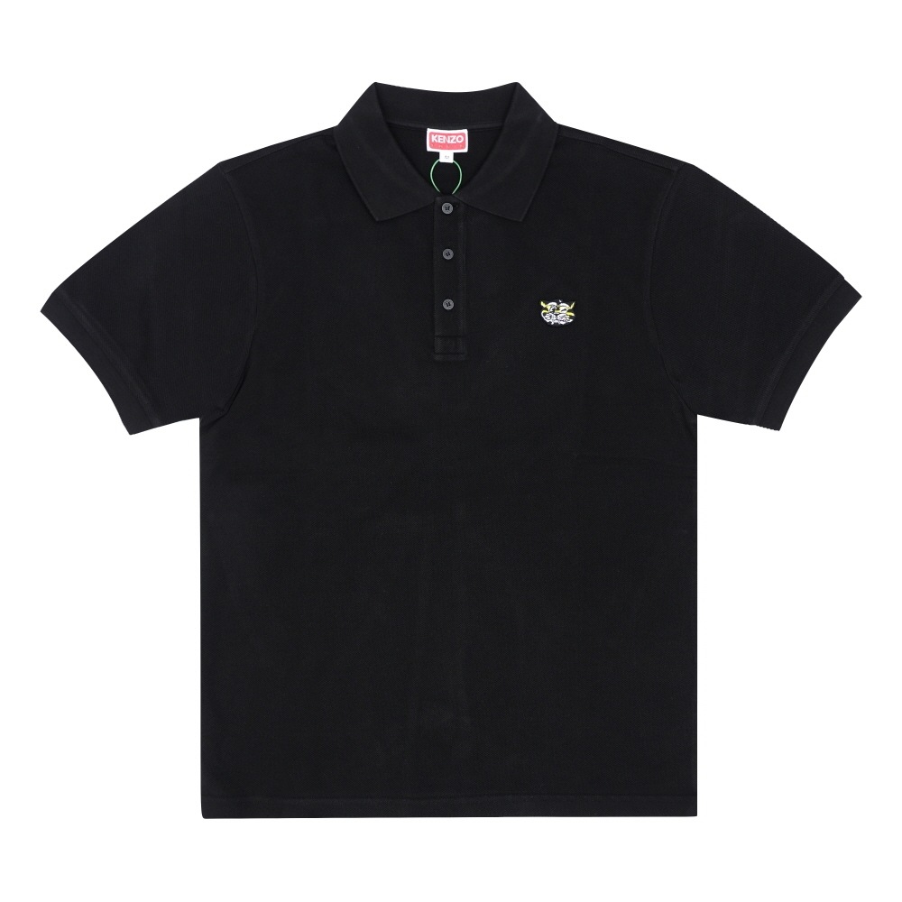 ケンゾー ワイルド タイガー ポロ メンズ 半袖Tシャツ FG55PO1014PU