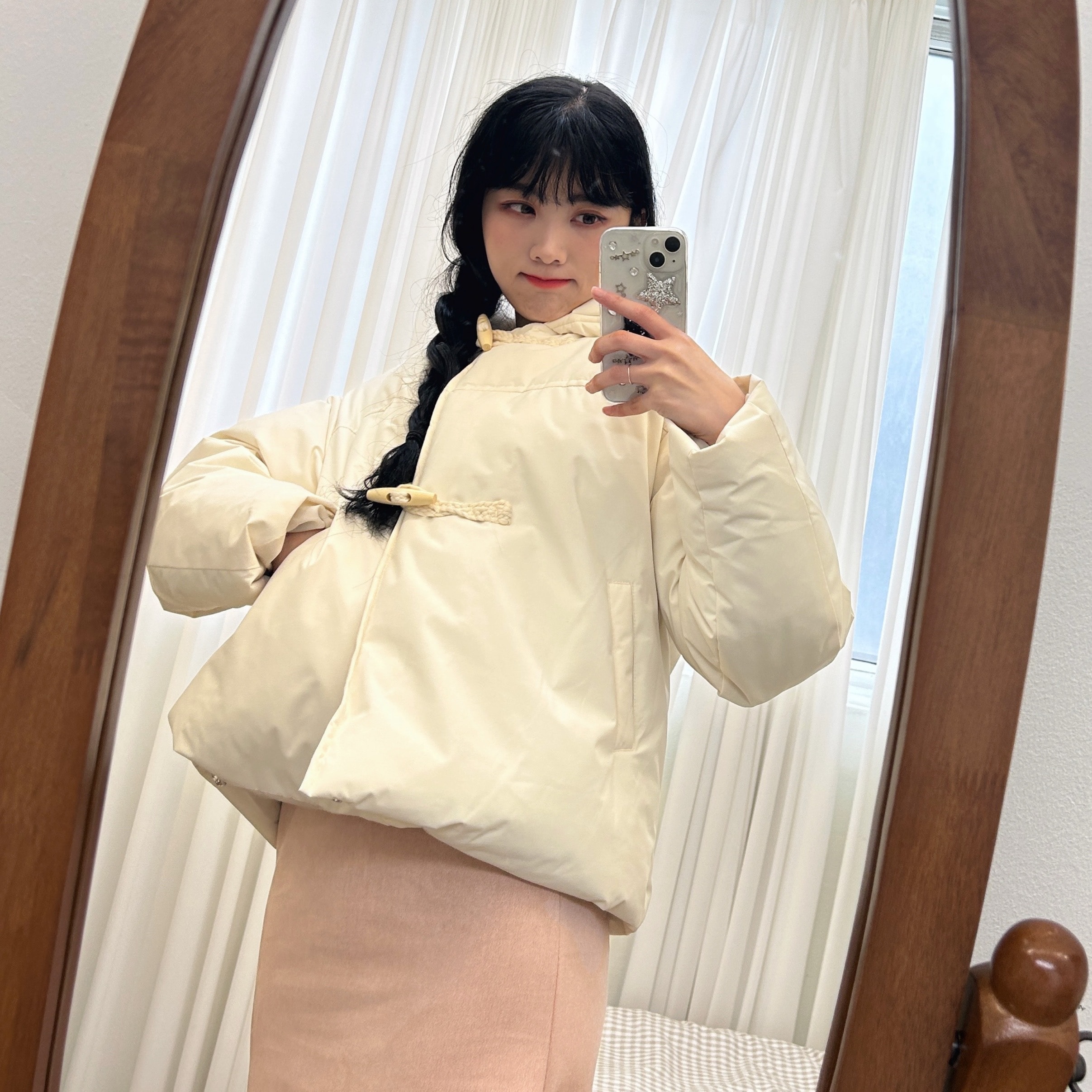 ふわふわ 雲 ショートダウン ウン ダウンジャケット 韓国スタイル