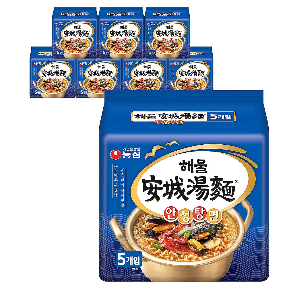 （TF013）農心シーフード安城湯麺112g x 5p /韓国配送/ラーメン