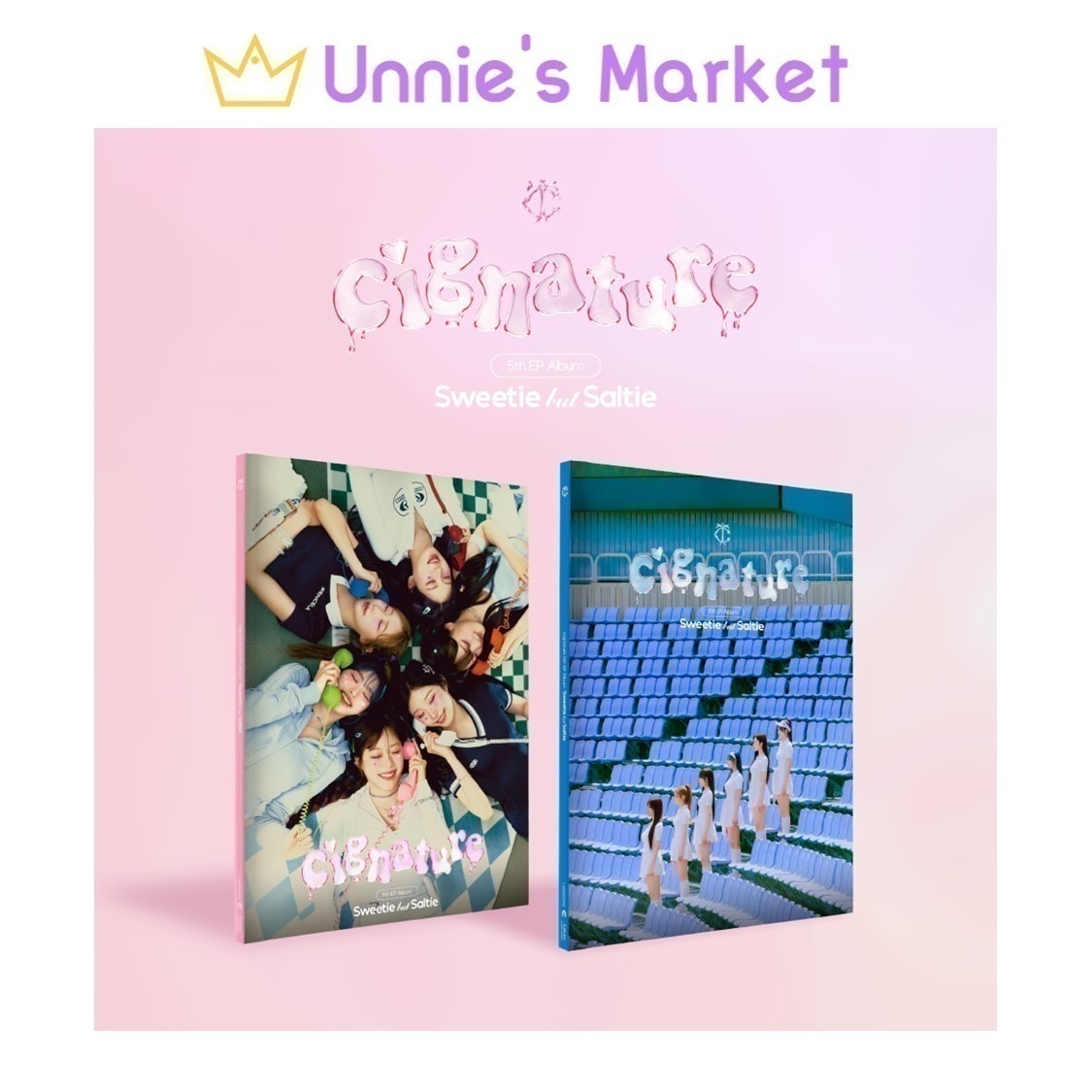 [SET] cignature - Sweetie but Saltie (Sweetie ver. / Saltie ver.) / 5th EP Album