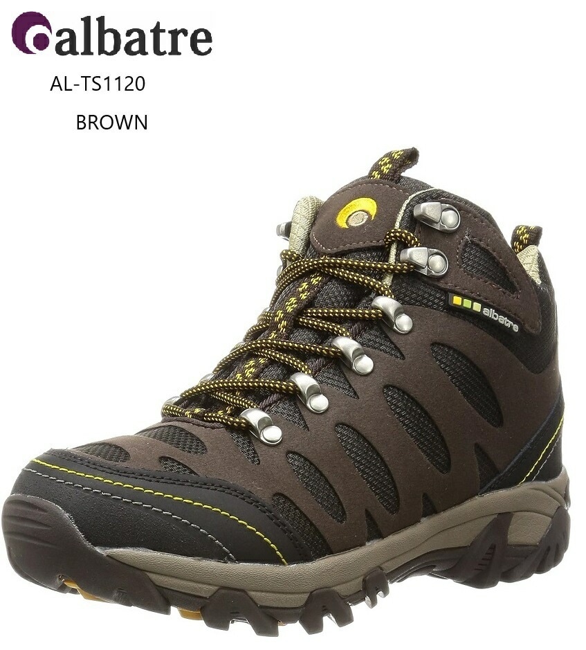 (アルバートル)ALBATRE AL-TS1120 トレッキングカジュアルブーツスニーカー メンズ レディス 防水 透湿素材仕様 登山やハイキングなどにぴったり 6,802円