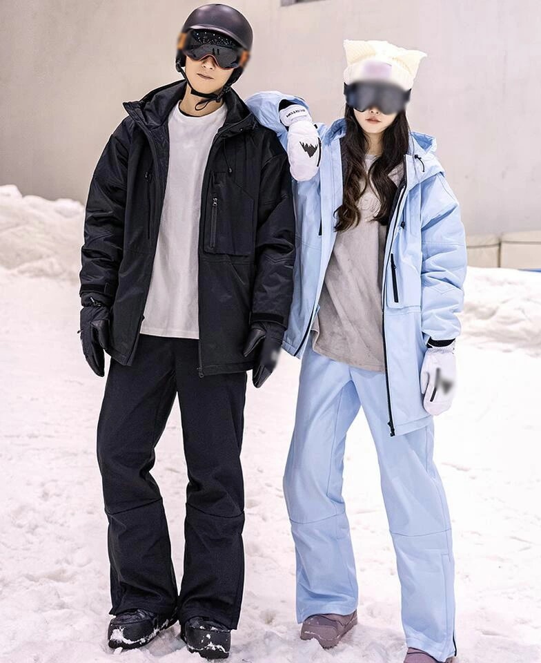 ペアスノーウェア 暖かい スノボ ウェア スキー スノボーウェア スノーボードウェア スキーウェア レディース スノボー 可愛い 男女兼用 ボードウェア スノーウェア 防寒 防水 メンズスノーウェア
