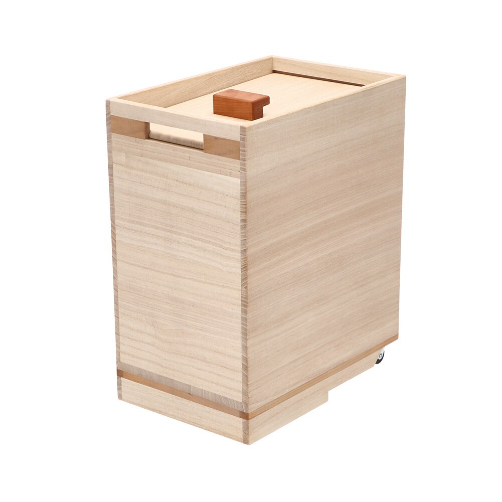 桐の米びつキャスター付5kg 桐の米びつ 日本製 お米 玄米 雑穀米 ライスストッカー