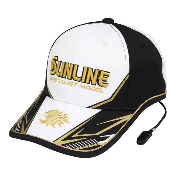 サンライン 帽子 ツアーキャップ CP-3406 ホワイト×ゴールド フリー 5,322円
