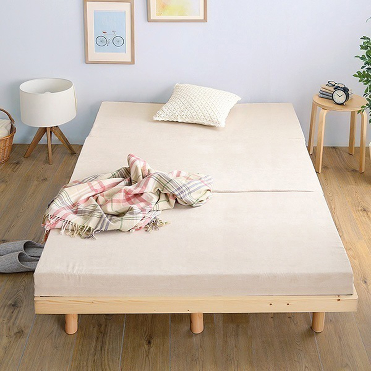 【マットレス単体】 折りたたみマットレス ダブル 三つ折りタイプ マットレス 8,381円