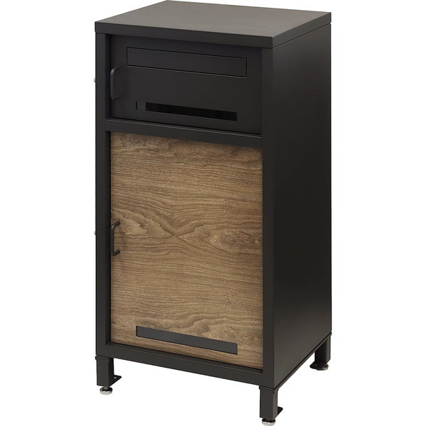 MOJYU PBX-026 宅配ボックス付ポスト Lauro(ラウロ) (ディムグレー)