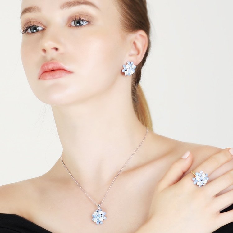 swarovski イヤリング ネックレス 指輪セット 11,840円