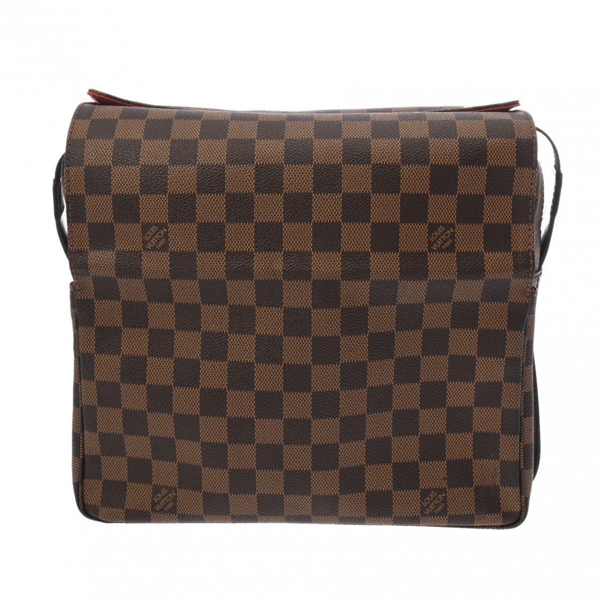 ダミエ ナヴィグリオ ブラウン N45255 ユニセックス ダミエキャンバス ショルダーバッグ ABランク 中古 銀蔵