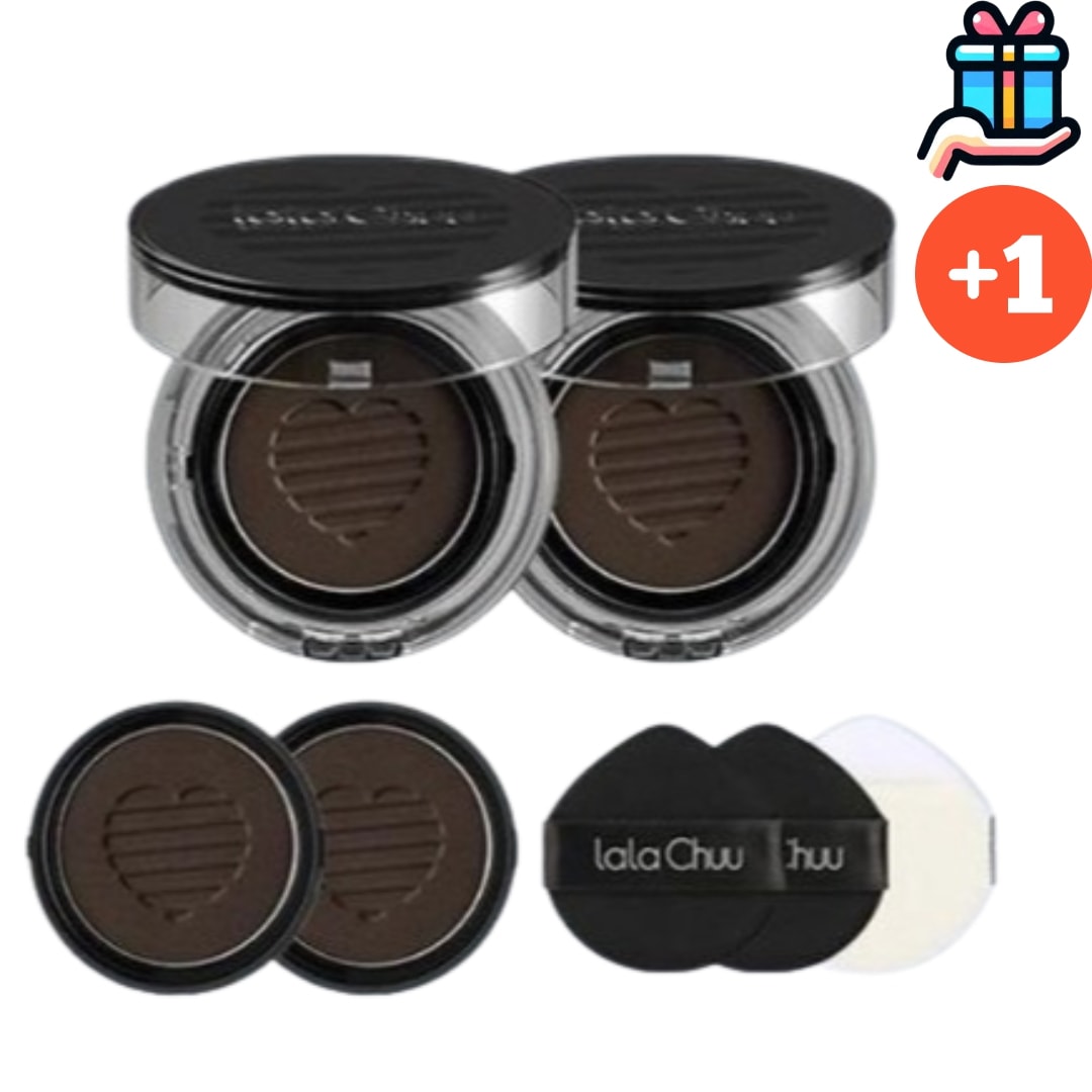 [NEW大容量企画商品1+1]ヘアカバークッションパーフェクト シーズン3 本品2個+詰め替え2個+パフ3個 120時間 カバー力 密着力 持続効果 美毛 若白髪毛 頭皮 毛髪ケア