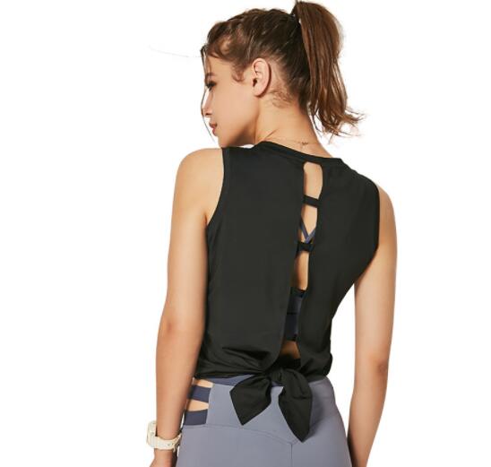 SALE ヨガウェア 人気 おしゃれ トップス タンクトップ レディース バックスリット ヨガ ウェ