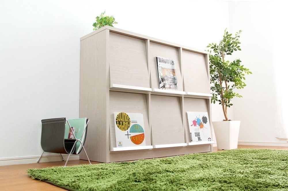 ラック 棚 木目柄 木製 おしゃれ 北欧モダン カラーボックス フラップ扉 抗菌防臭有害物質分解 サイドボード キャビネット マガジンラック 省スペース