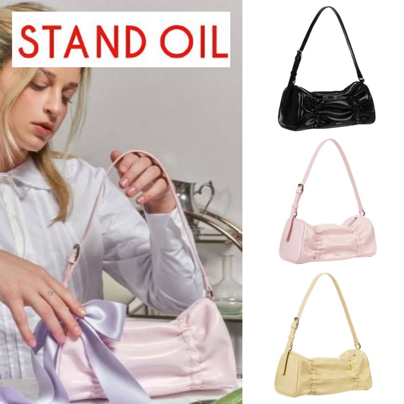 STAND OIL [IVE -リズ 着用] Pleats Bag 3color ショルダーバッグ,トートバッグ