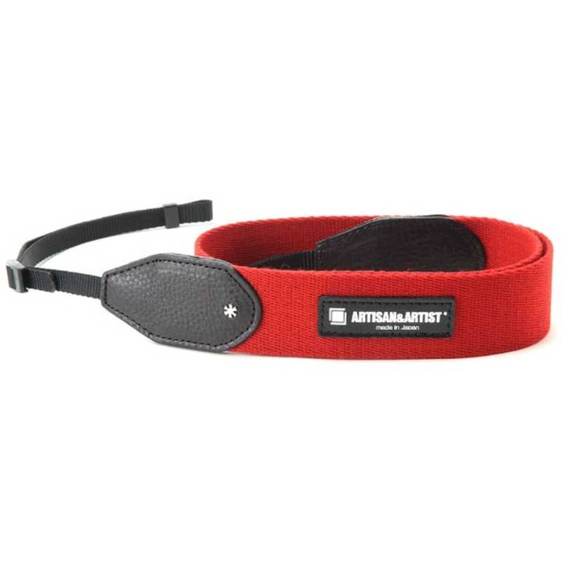 アルティザン＆アーティスト　スタッズ付きカメラストラップワイドタイプ(レッド)　ACAM-112A RED