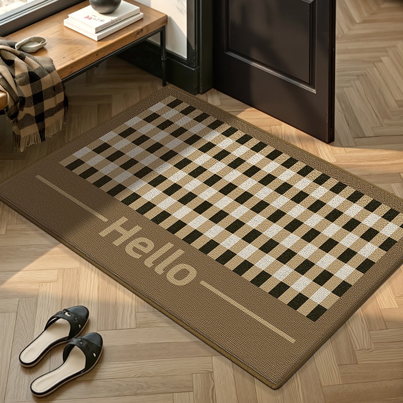 リビングルームのカーペットの面倒を見るのは簡単です汚れた床マット削る砂のマットシェニルマット