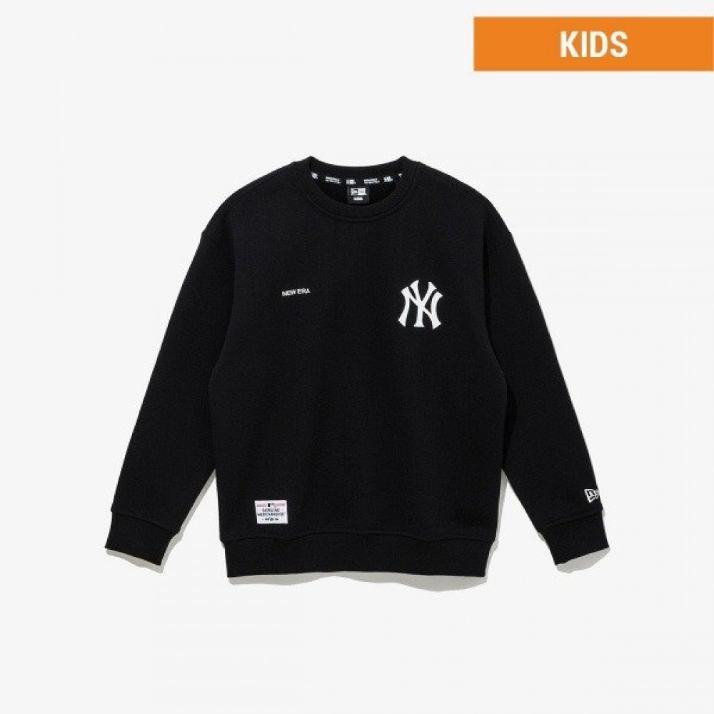 MLB キッズ ニューヨーク ヤンキース チームロゴ スウェットシャツ ブラック