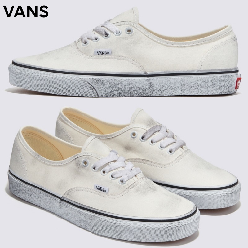 [VANS] バンズ スニーカー ストレスド オーセンティック / WHITE