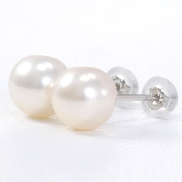 PT850 プラチナ ピアス パール 総重量約1.5g ジュエリー 中古