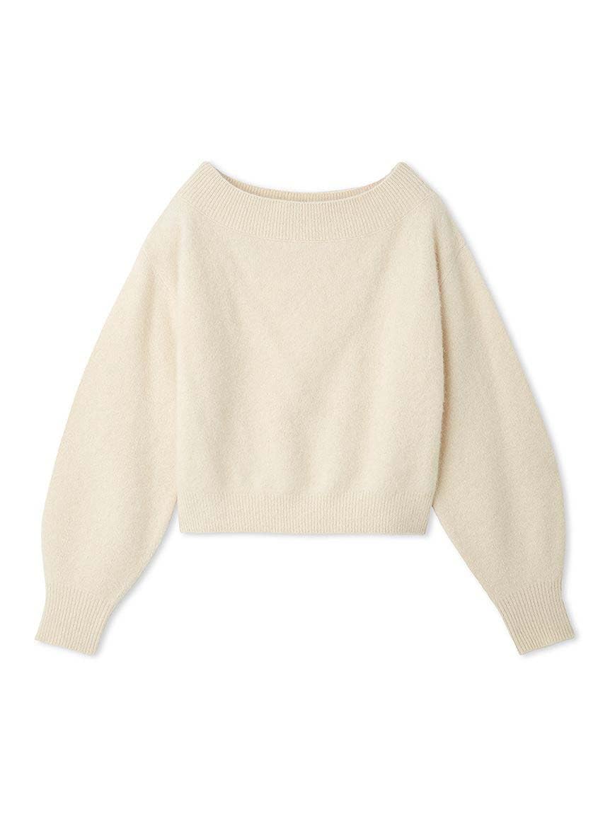 [フレイ アイディー] FOXカシミアオフショルプルオーバー FWNT245004 レディース LBEG