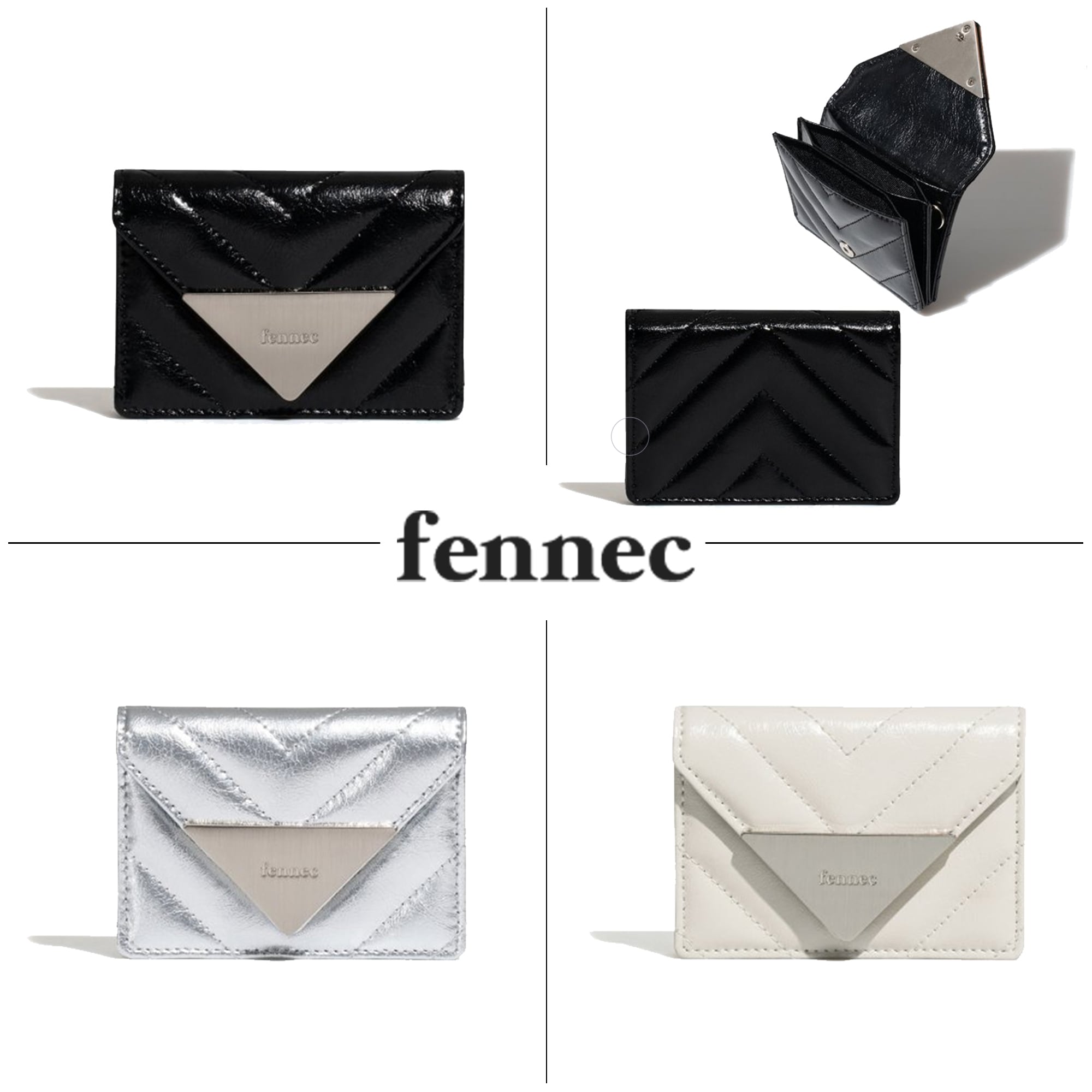 CRINKLE TRIANGLE QUILTING POCKET D_正規品