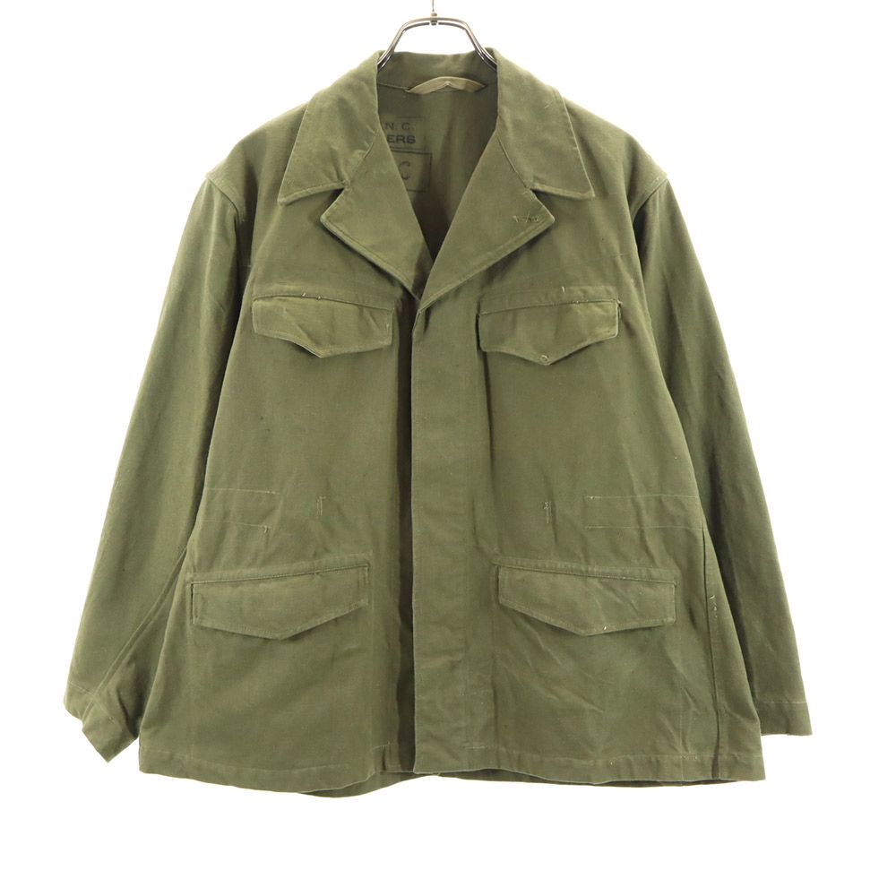 フランス軍 40s M47 1st コットンツイル ミリタリージャケット カーキ FRENCH ARMY メンズ