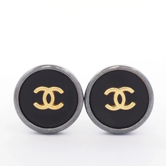 シャネル ココマーク CC サークル ヴィンテージ【イヤリング】