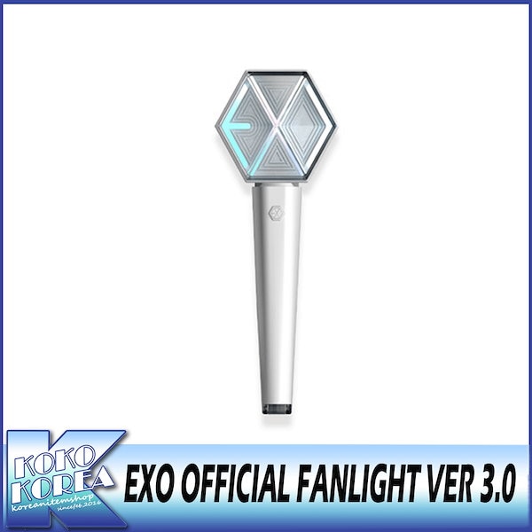 EXO 公式ペンライトver3.0 EXO PLANET 5 SM 夜光棒 Light Stick エクソ OFFICIAL FANLIGHT  VER.3.0 エクソ