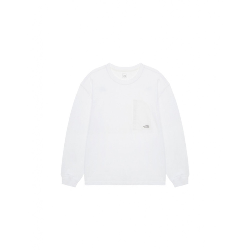 ノースフェイス 男性 DOMEY L/S R/TEE MNT7TR04B-WHT