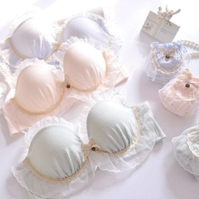 【期間限定】ブラジャーショーツセットかわいい総レースセクシーシースルーランジェリー下着女性レディースランジェリーブラジャーブラショーツ上下セット女性下着リボン