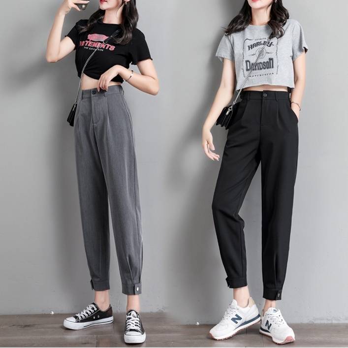 ワイドパンツ クロップド ストレート ハイウエスト 無地 ９分丈 きれいめ シンプル カジュアル 大人 上品 お洒落 かっこいい 大人可愛い 大人女子 こなれ感 ラフ 抜け感 春 夏 秋 冬 10代