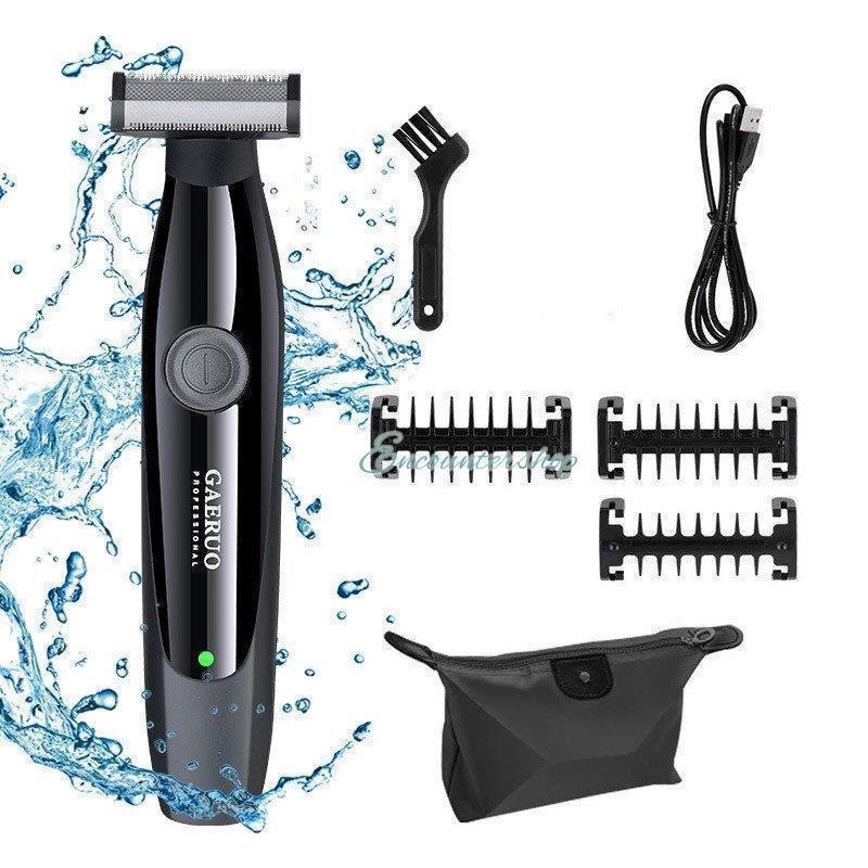 安い ボディシェーバー 男性用シェーバー メンズ ムダ毛処理 ヒゲトリマー IPX7防水 乾湿両用 角度調整 顔 脇 腕 足 胸 全身適用 USB充電式 低騒音 品質保証 送料無料