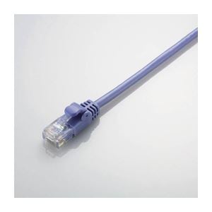 (まとめ)エレコム Gigabit やわらかLANケーブル(Cat6準拠) LD-GPY/BU3(×5セット)LANケーブル