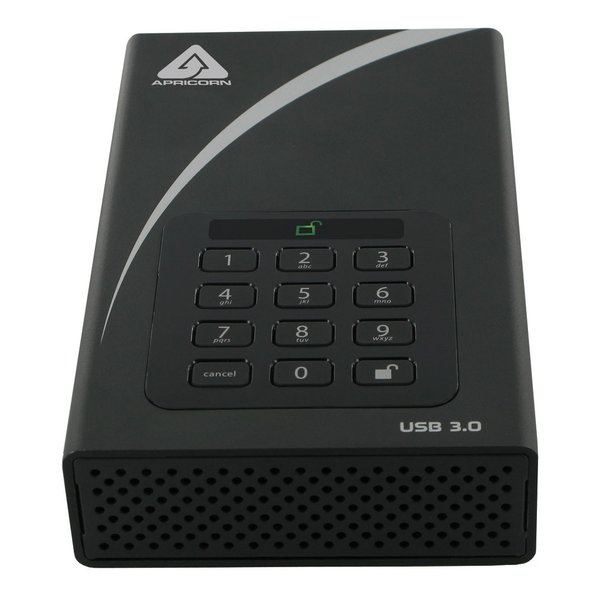 セキュアストレージ Aegis Padlock DTシリーズ AES-XTS 256ビット 20TB 3.5インチ ADT-3PL256-20TB R2