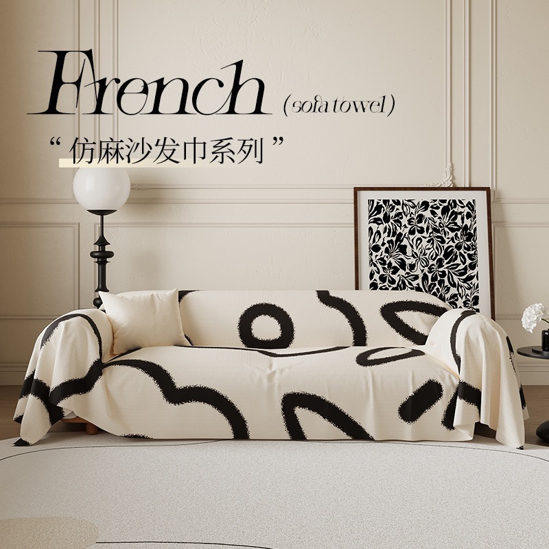 スタイルライトライトラグジュアリーソファカバーカバーカバービンテージハイエンドソファカバーカバーアンチスリップアンチキャットスクラッチソファタオル
