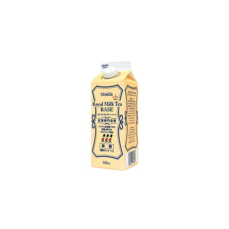 即納：HOMER(ホーマー) UCC 紅茶専門店 ロイヤルミルクティーベース 無糖 500ml ×12本