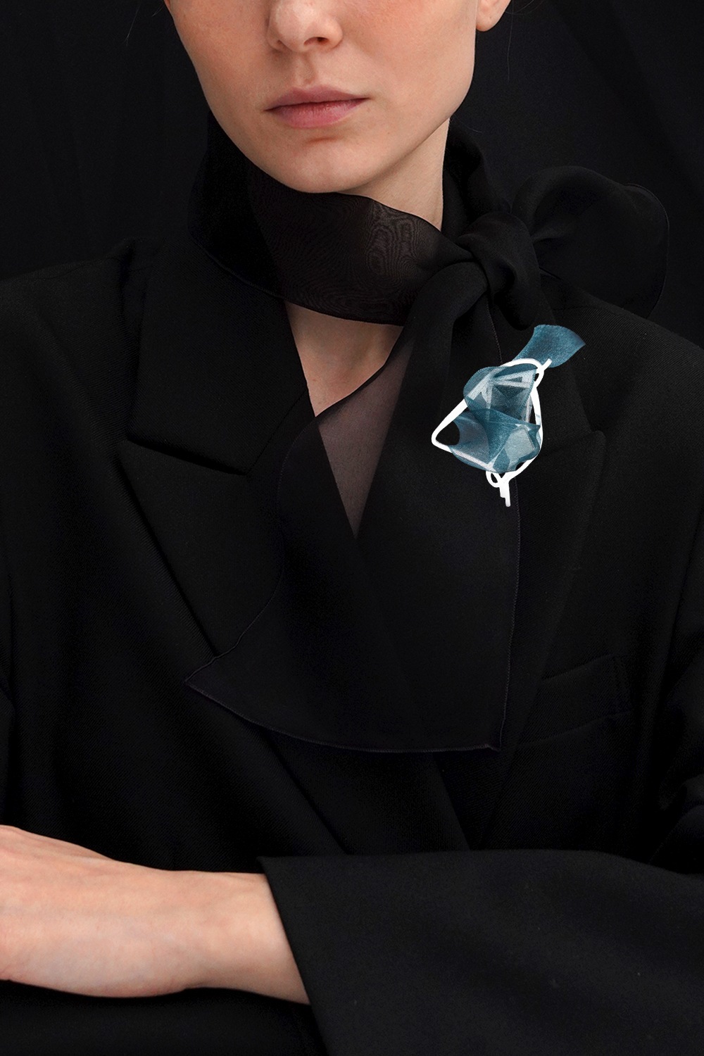 [HAZINA] Dancing Objet No.17 Brooch - Silver