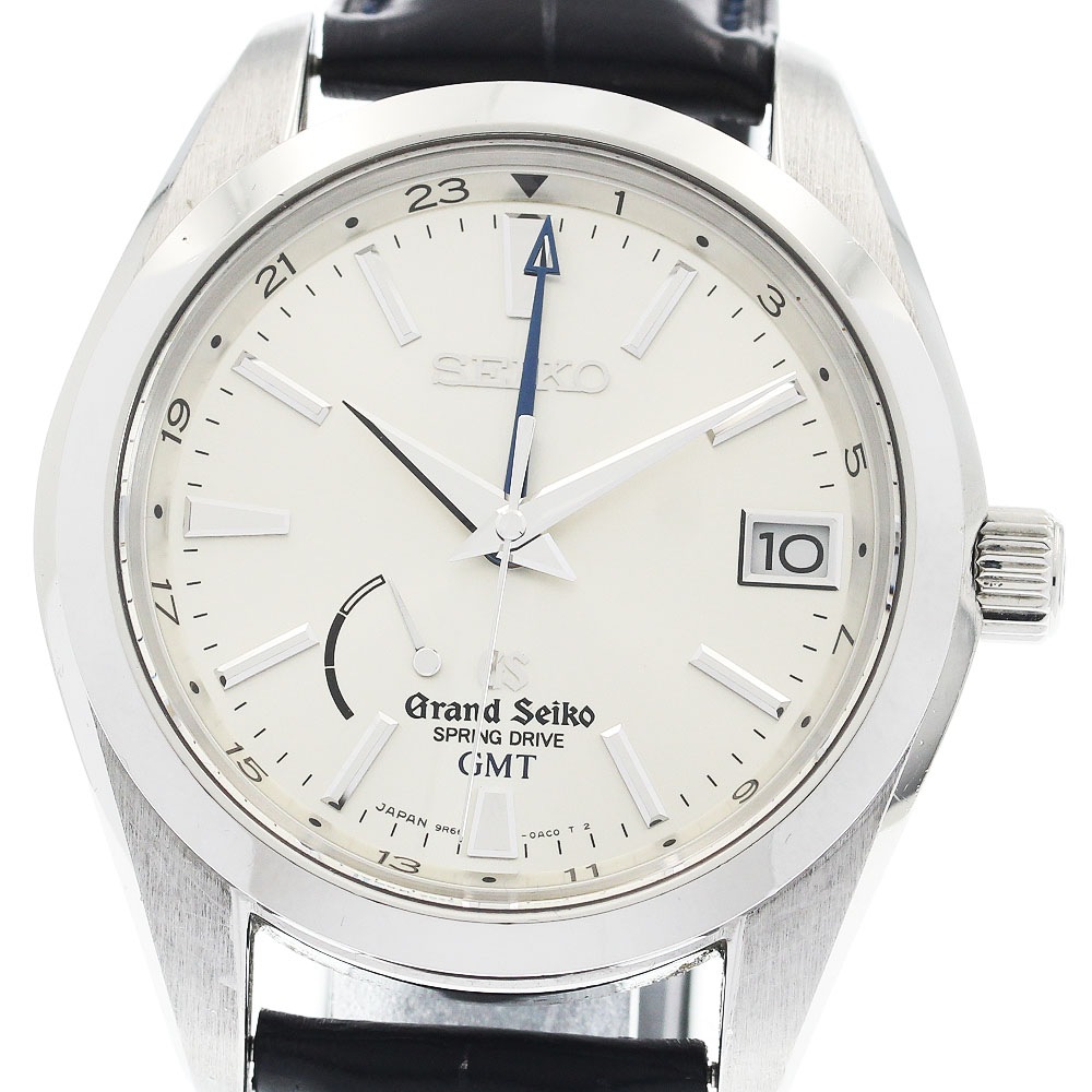 セイコー SEIKO SBGE005/9R66-0AC0 グランドセイコー GMT マスターショップ限定 スプリングドライブ メンズ 箱・保証書付き_941842【中古】