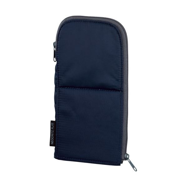 （まとめ） コクヨペンケース（ネオクリッツフラット） ネイビー F-VBF160-1 1個 (×5セット)