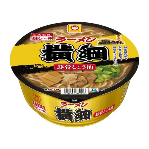 マルちゃん 推しの一杯 ラーメン横綱 豚骨しょう油 121g×12個